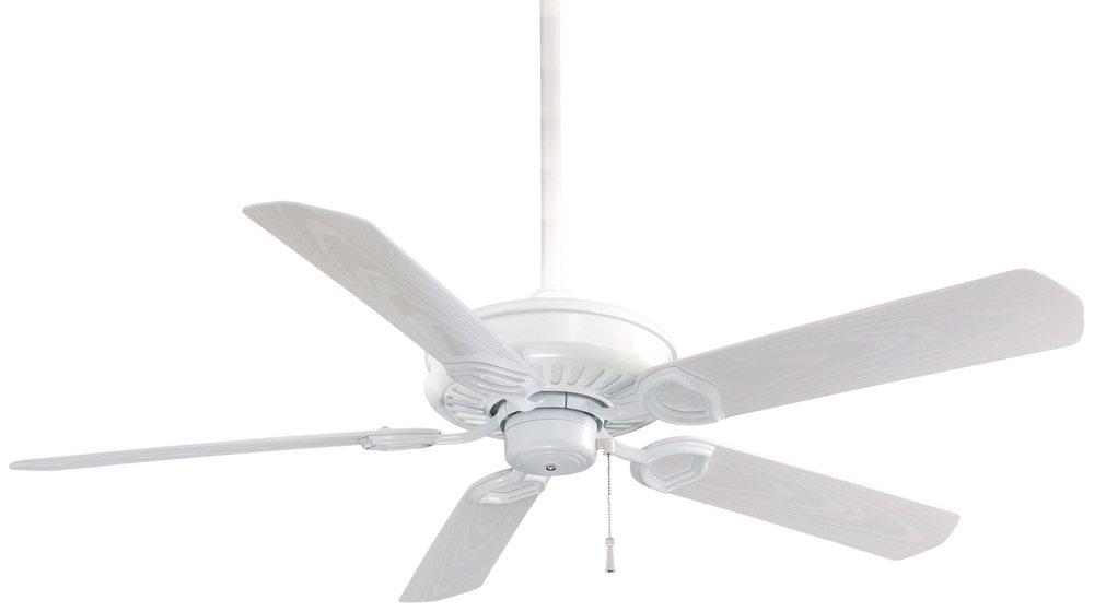 Minka Aire White 54 in. 5-Blade Ceiling Fan 