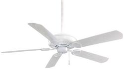 54 in. 5-Blade Outdoor Ceiling Fan in White