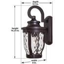 Minka Corona Bronze&trade; 1-Light Wall Mount 