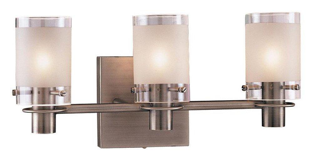 George Kovacs Antique Nickel 50W 3-Light Bath Light 