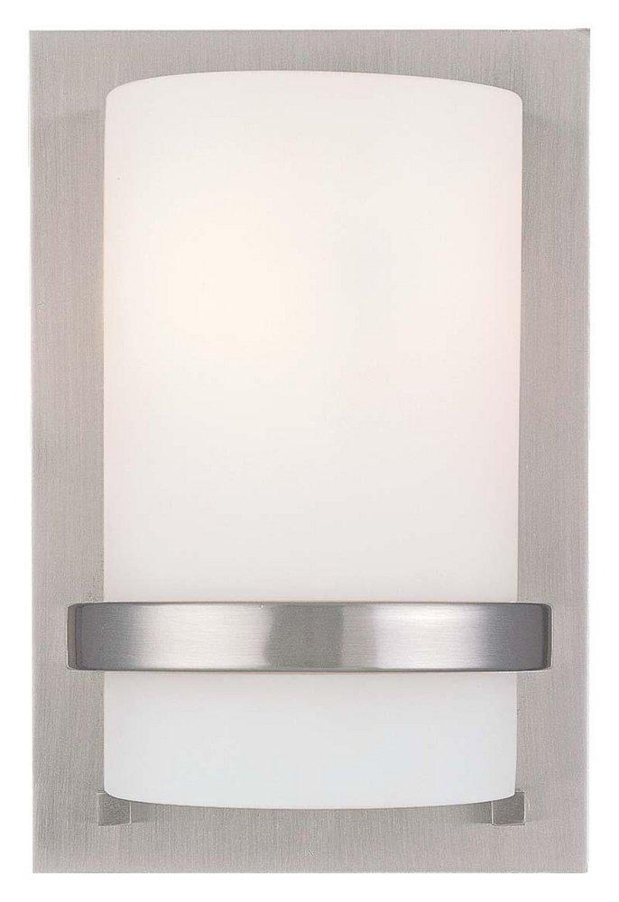 Minka Lavery Brushed Nickel 100W 1-Light Medium E-26 Wall Sconce 