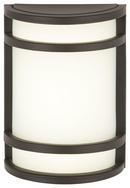 13W 1-Light GU24 Outdoor Wall Sconce in Oil Rubbed Bronze