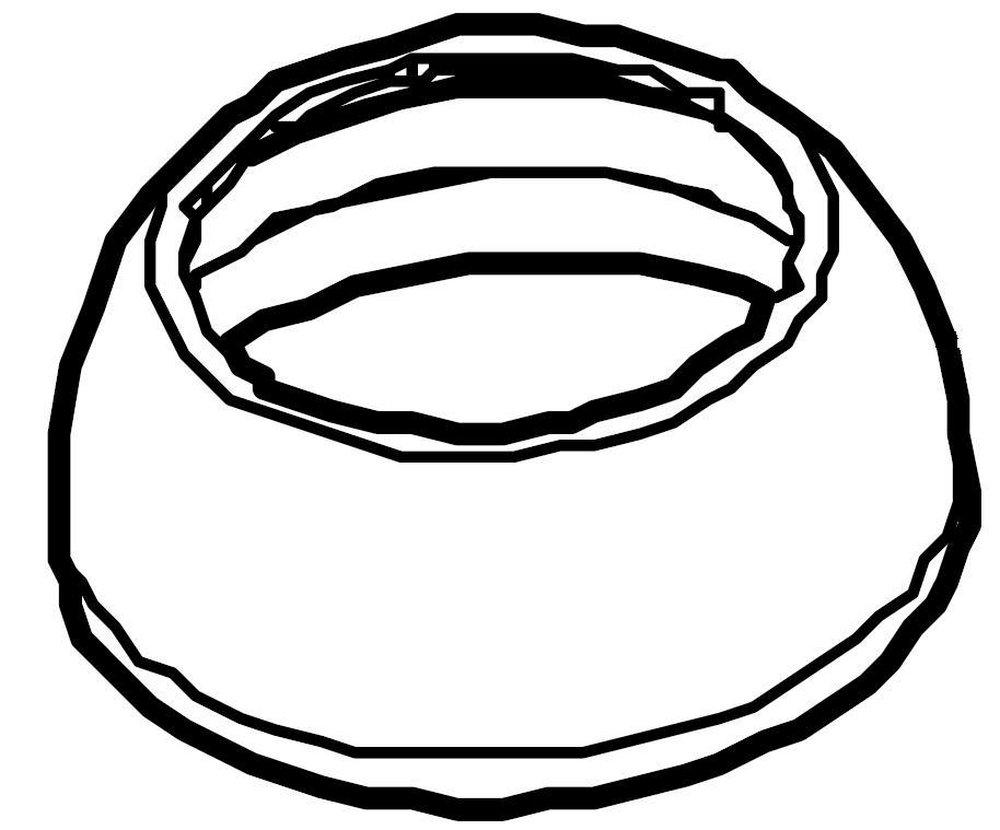 Pfister PVD Brushed Nickel Dome Cap 