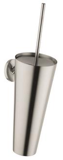 AXOR Brushed Nickel STARCK WALL TOILET BRUSH/HLDR 