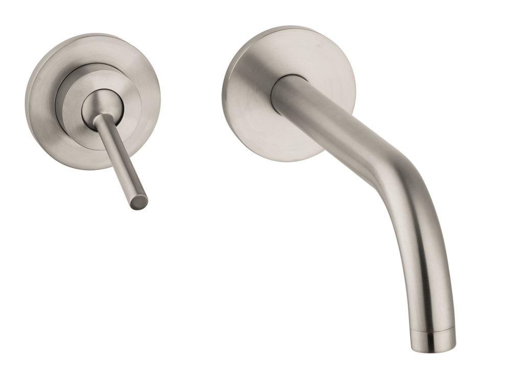 AXOR Brushed Nickel Single Handle Wall Mount Bathroom Sink Faucet 