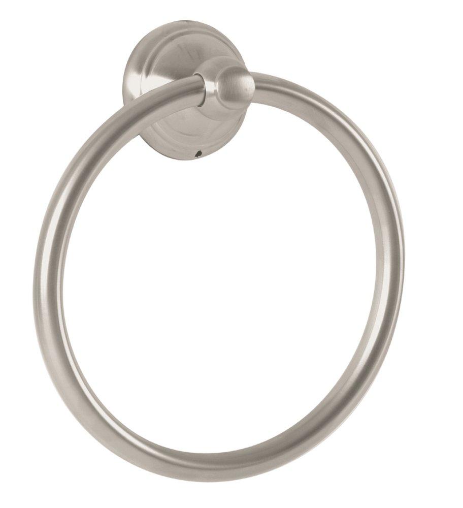 Hansgrohe Brushed Nickel Round Closed Towel Ring 