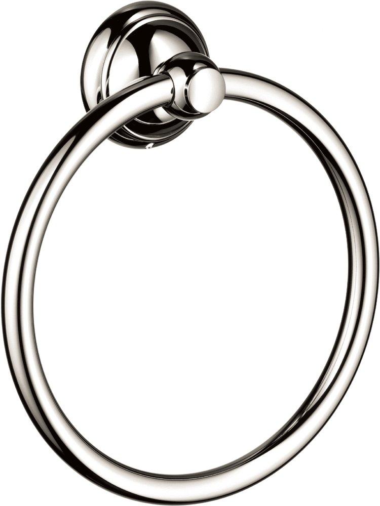 Hansgrohe Polished Nickel Round Closed Towel Ring 
