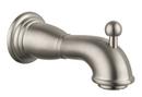 Hansgrohe Brushed Nickel 1/2 x 6-7/8 in. NPT Brass Tub Spout 