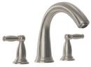 Hansgrohe Brushed Nickel 10 gpm Widespread Roman Tub Filler with Double Lever Handle 