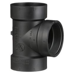 2 in. ABS DWV Flush Cleanout Tee