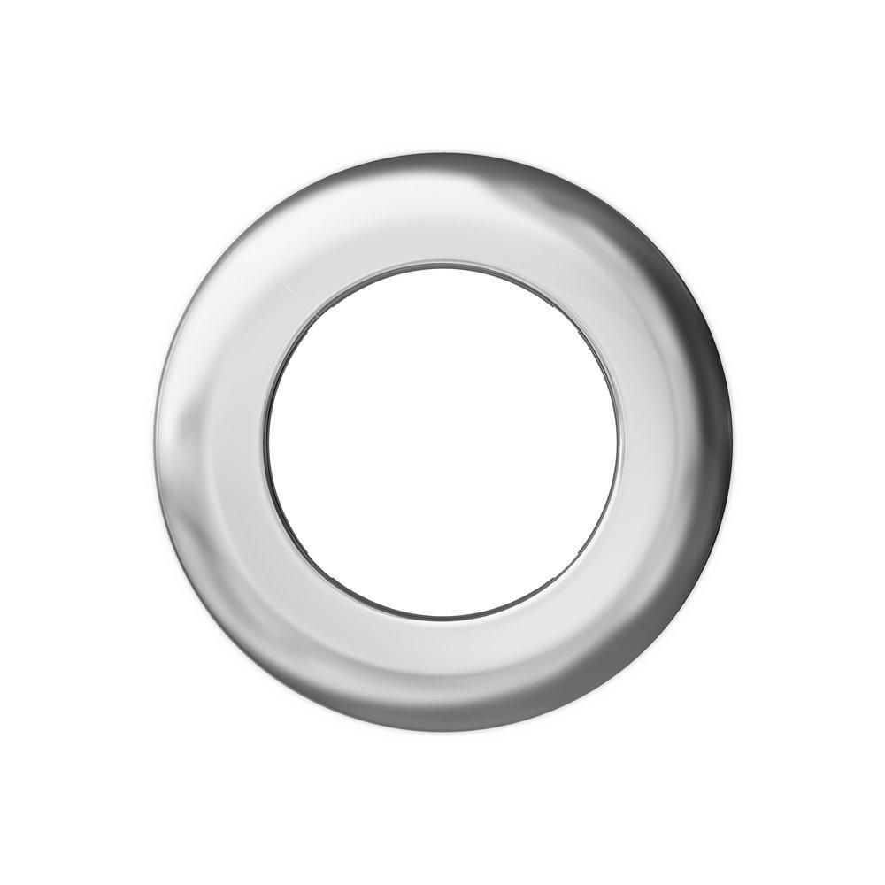 Jones Stephens Chrome Plated IPS Flexible Floor/Ceiling Plate Escutcheon 