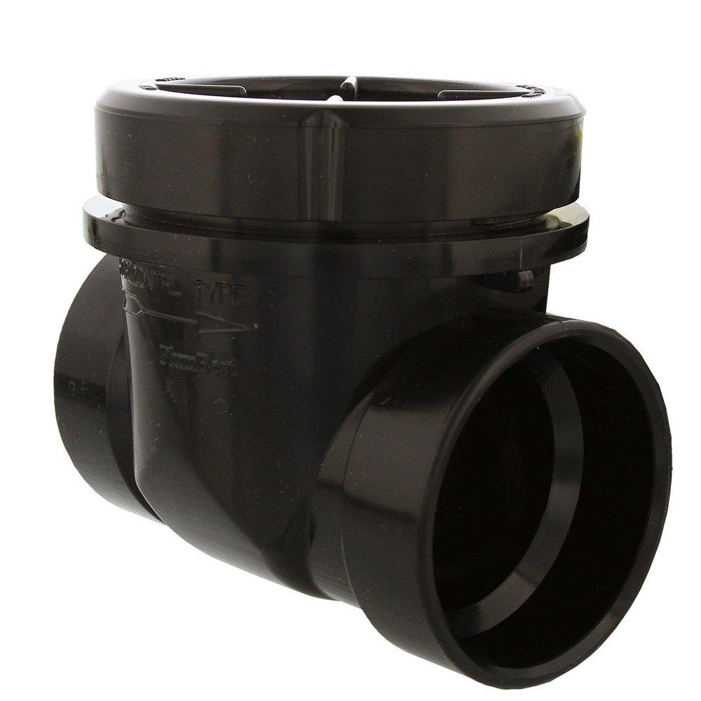 Jones Stephens Black Plastic Socket Weld Backwater Valve 