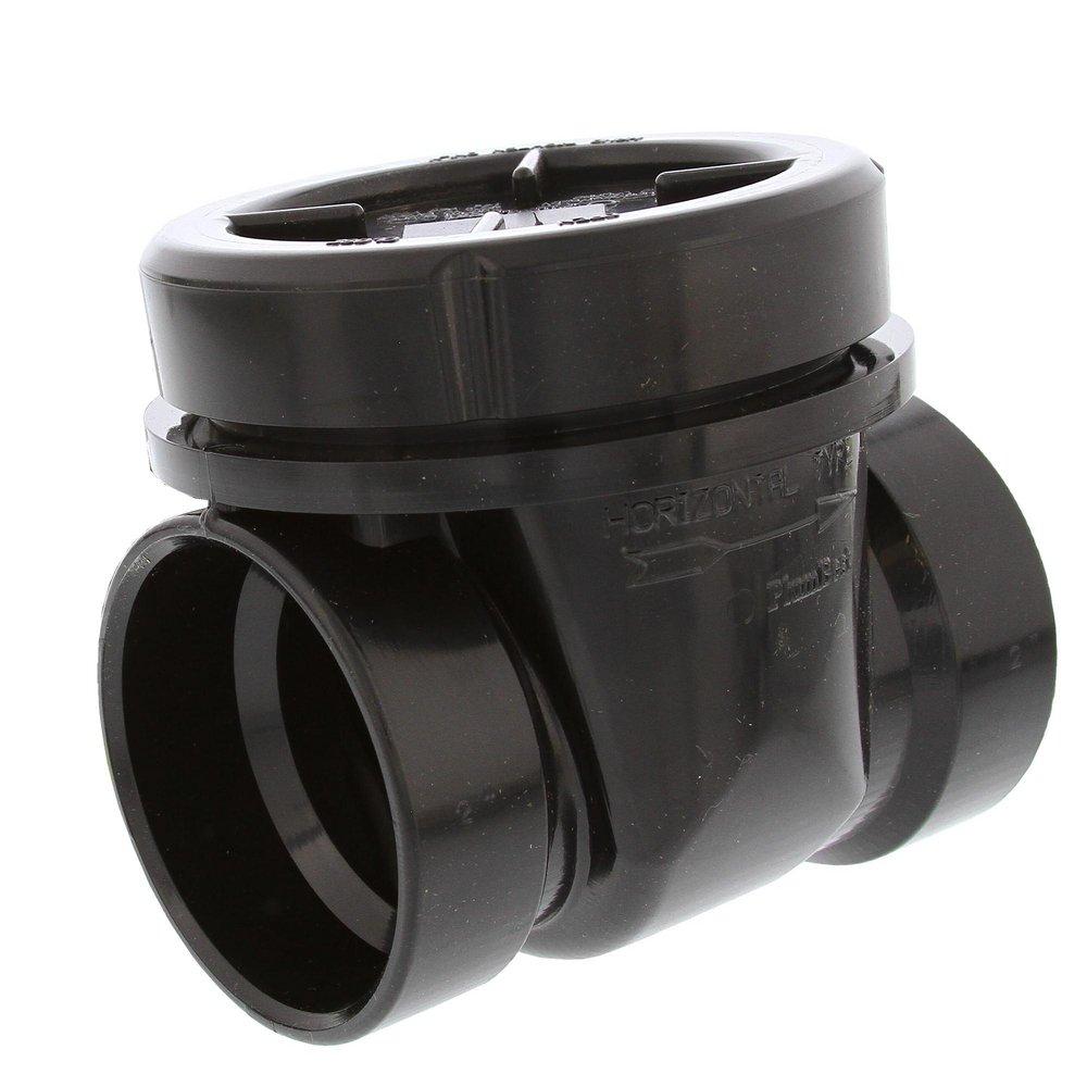 Jones Stephens Black Plastic Socket Weld Backwater Valve 