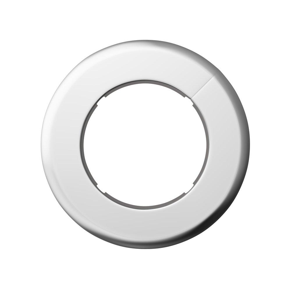 Jones Stephens Chrome Plated IPS Flexible Floor/Ceiling Plate Escutcheon 