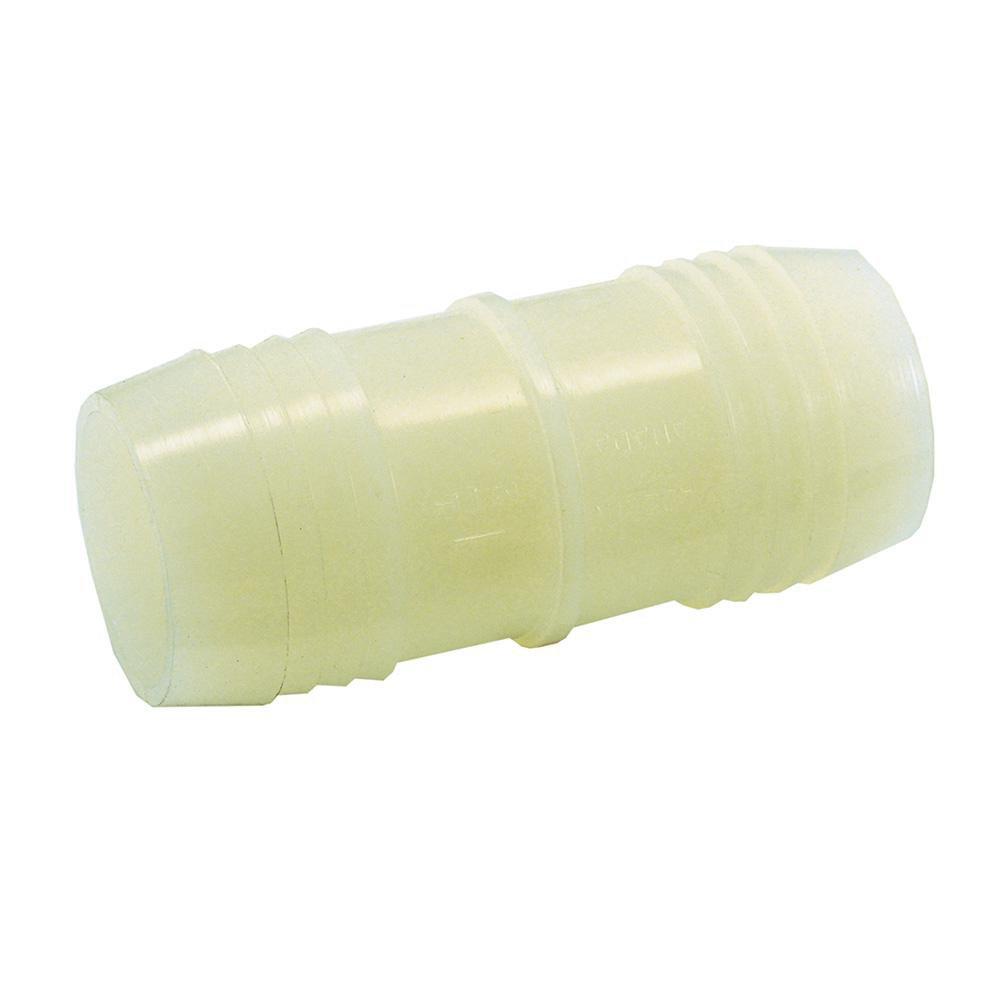 Jones Stephens White Barbed Plastic Coupling 
