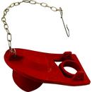 Jones Stephens Red 3 Way Flapper with Stainless Steel Chain 