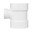 White PVC DWV Sanitary Tee 