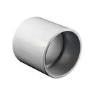 4 in. PVC Plastic Molded Conduit Coupling with Center Stop