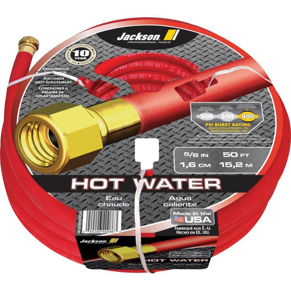 Jackson Red 5/8 in. Crushproof Heavy Wall Hose in Red 