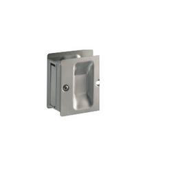 Privacy Sliding Door Lockset in Satin Nickel