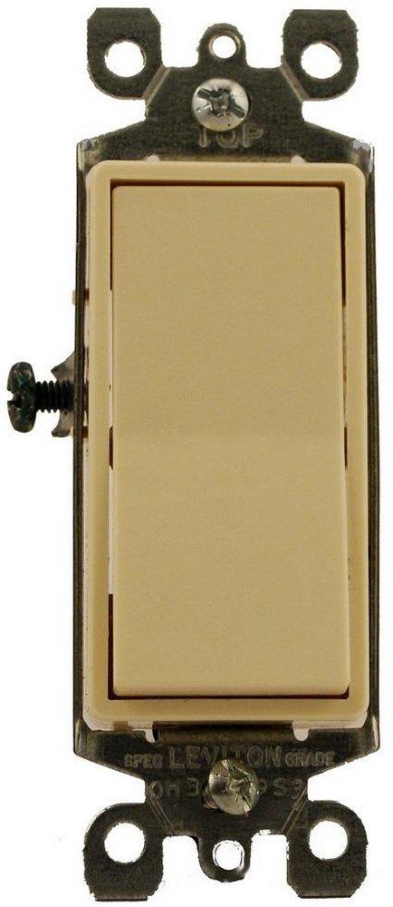 LEVITON Almond 15A 120/277V Shop Prime Decorative Switch 