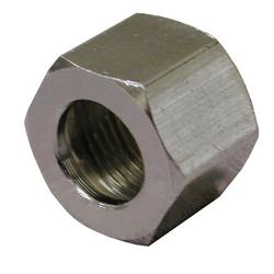 3/8 in. Compression Brass Nut