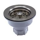 Jones Stephens Brushed Stainless Basket Strainer in Polished Nickel 