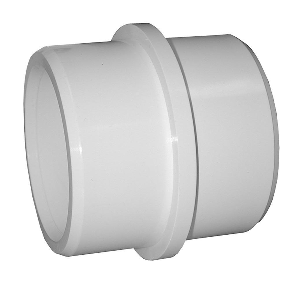 Jones Stephens White SDR 40 Reducing PVC Coupling 