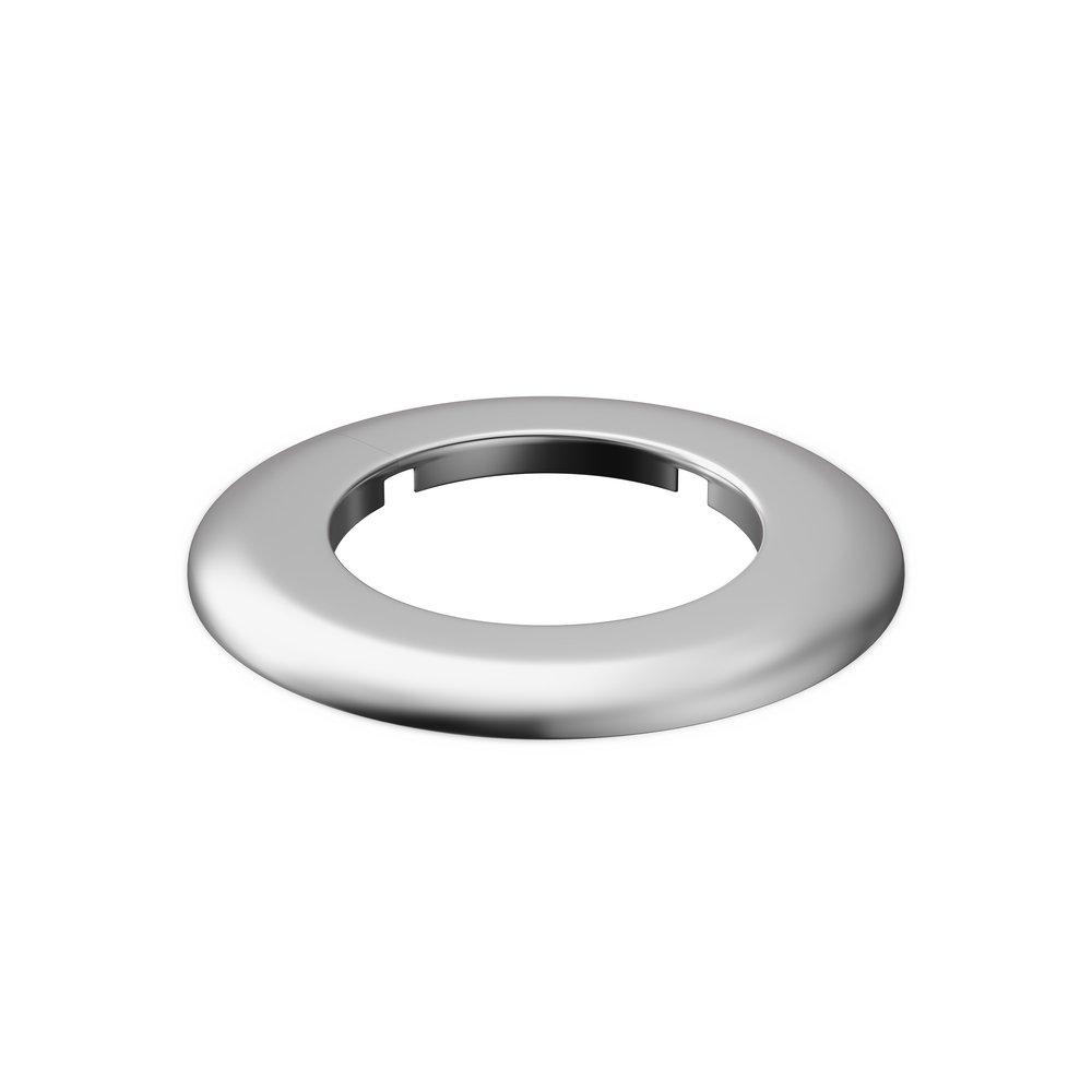 Jones Stephens Chrome Plated IPS Flexible Floor/Ceiling Plate Escutcheon 