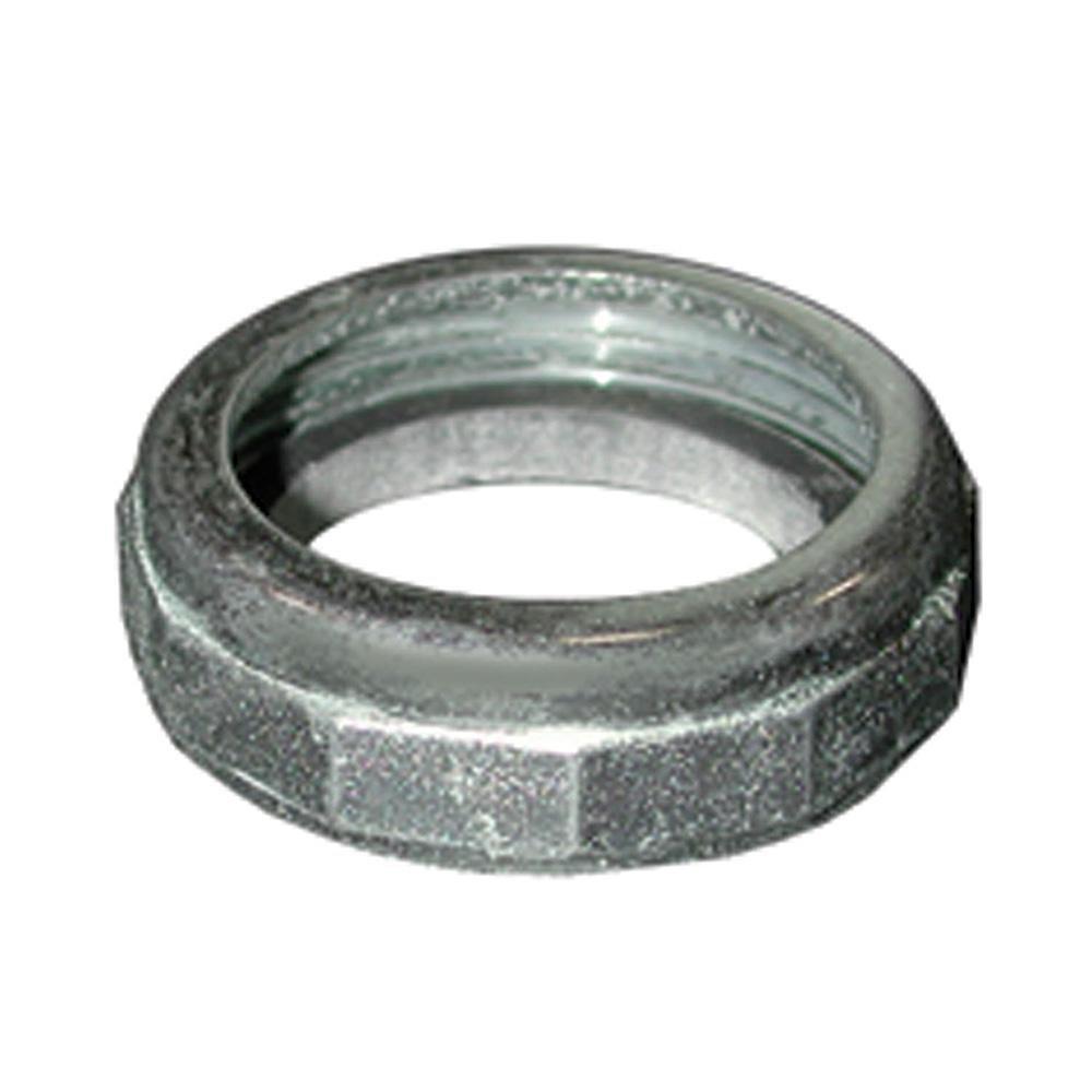 Jones Stephens Chrome Plated Die Cast Slip Joint Nut and Rubber Washer 