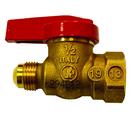 3/8 X 1/2 in. BRS FLR X FIP LEV GAS Ball Valve