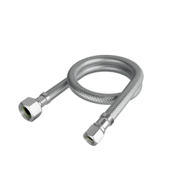 3/8 in. Compression x 1/2 in. FIP x 20 in. Braided Stainless Steel Faucet Flexible Water Connector
