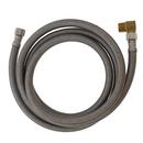 Jones Stephens Stainless Steel 3/8 x 3/8 in. OD x MIP Stainless Steel Dishwasher Connector 