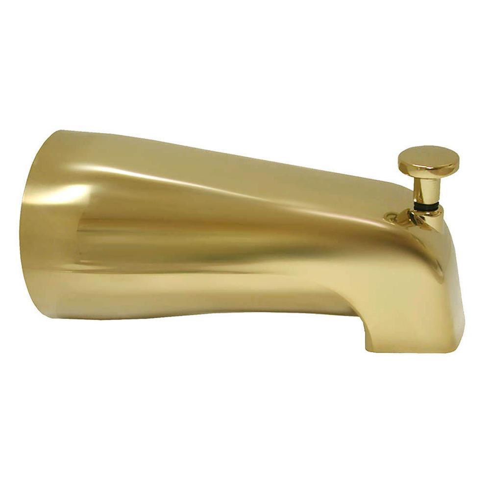 Jones Stephens Polished Brass - PVD Slip-On Diverter Spout 