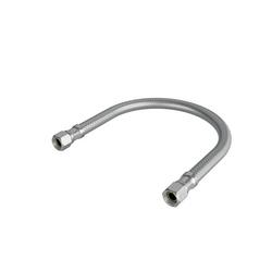 3/8 in. OD x 3/8 in. Compression x 12 in. Braided Stainless Steel Faucet Flexible Water Connector