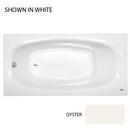 72 x 36 in. Drop-In Bathtub with End Drain in Oyster