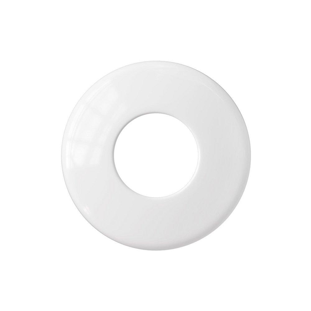 Jones Stephens White 3/4 in. HDPE Shallow Box Escutcheon 