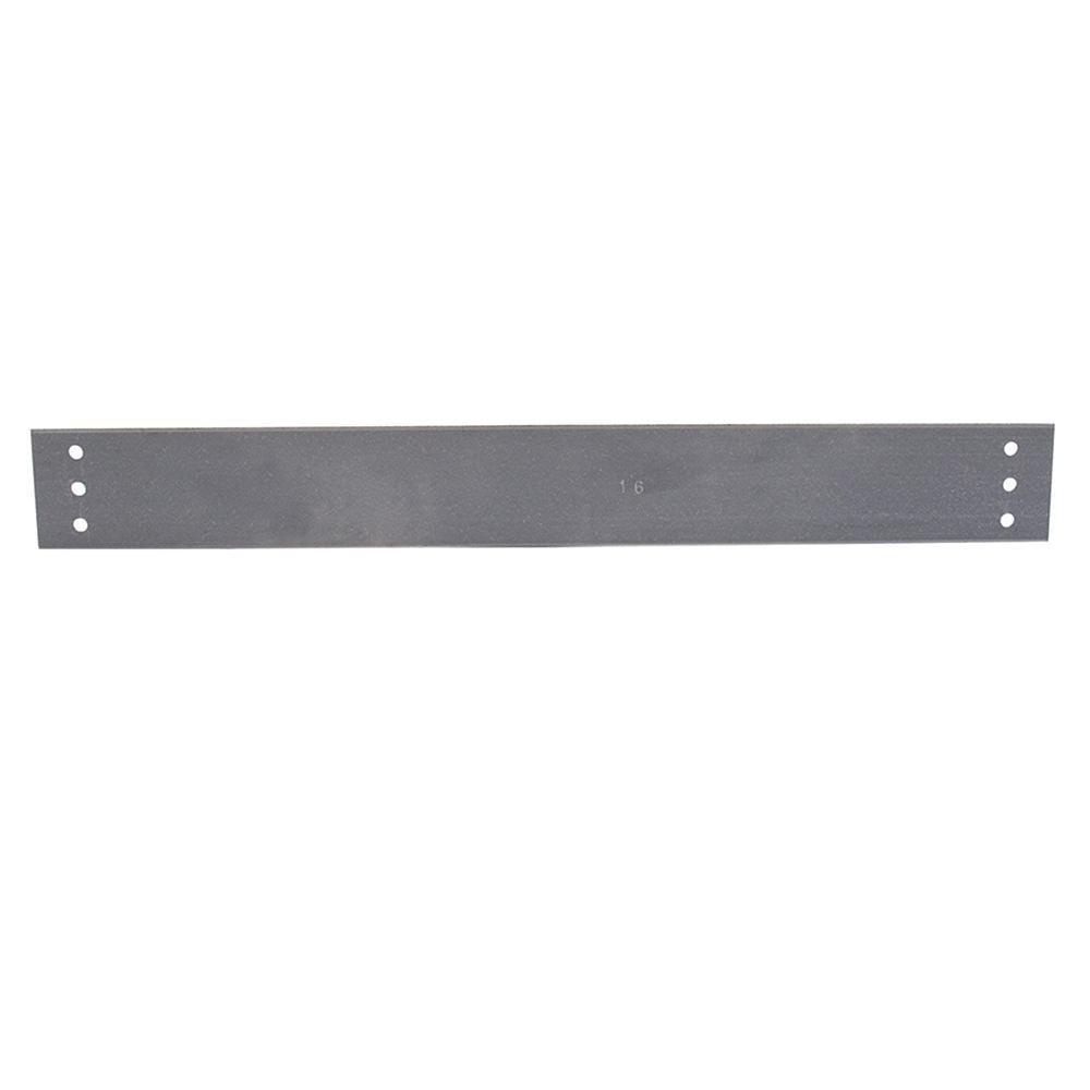 Jones Stephens Galvanized 3-Hole Galvanized Vertically Aligned Strap 