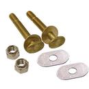 5/16 x 2-1/4 in. Snap-Off Brass Closet Bolts with Round Washers and Nickel Nuts