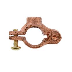 1-1/2 in. Copper Plated Steel Hinged Split Ring