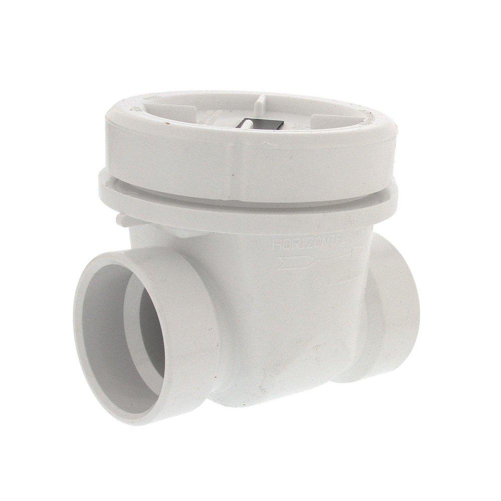 Jones Stephens White PVC Socket Backwater Valve 