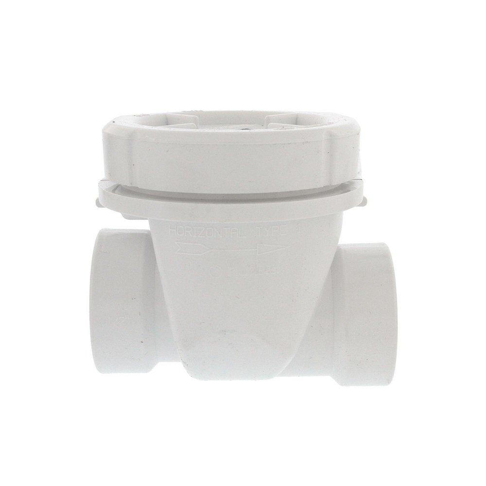 Jones Stephens White PVC Socket Backwater Valve 