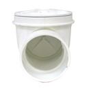 Jones Stephens White PVC Socket Backwater Valve 