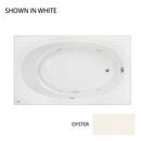 72 x 42 in. Acrylic Rectangle Skirted Whirlpool Bathtub with Right Drain and J2 Basic Control in Oyster