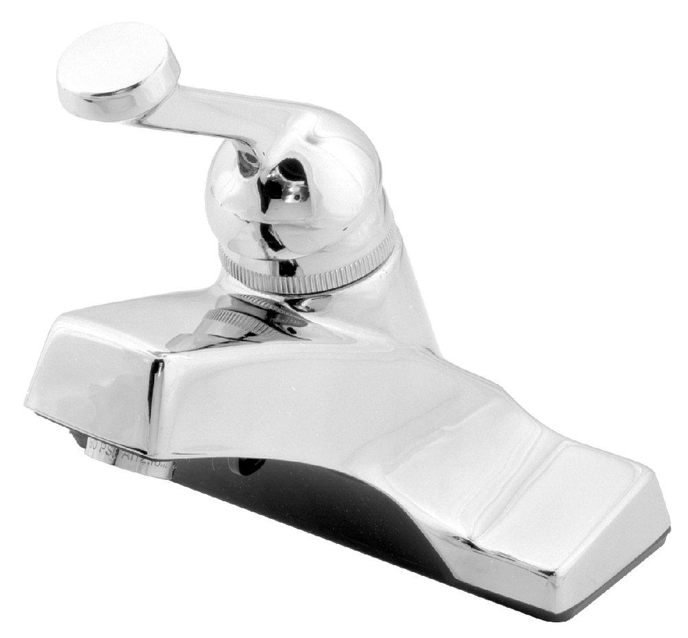 California Energy Commission Not Registered Single Handle Lavatory Faucet Less Pop Up Chrome 