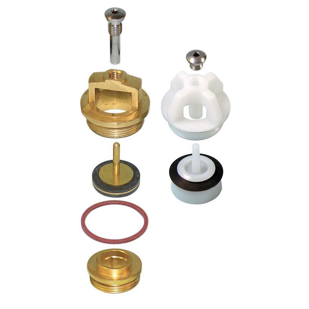 Speakman Brass/White Vacuum Breaker 