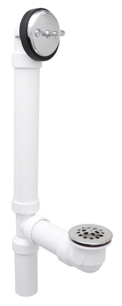 Gerber Plumbing Polished Chrome 16 in. Plastic Trip Lever Drain 