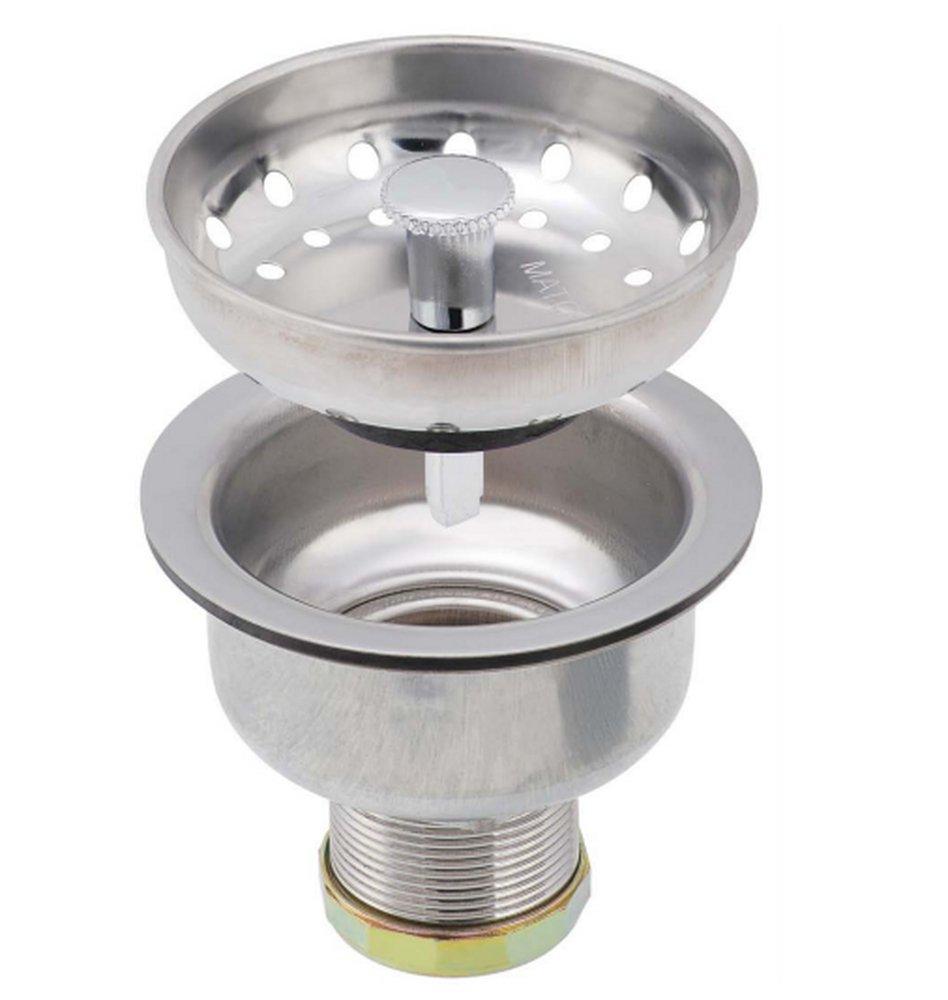 Matco-Norca Stainless Steel Diameter Double Cup Basket Strainer in Stainless Steel 