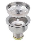 Matco-Norca Stainless Steel Diameter Double Cup Basket Strainer in Stainless Steel 
