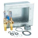 Right Drain Single-level Galvanized MIP/Sweat Washing Machine Supply Box with Hammer Arrestor